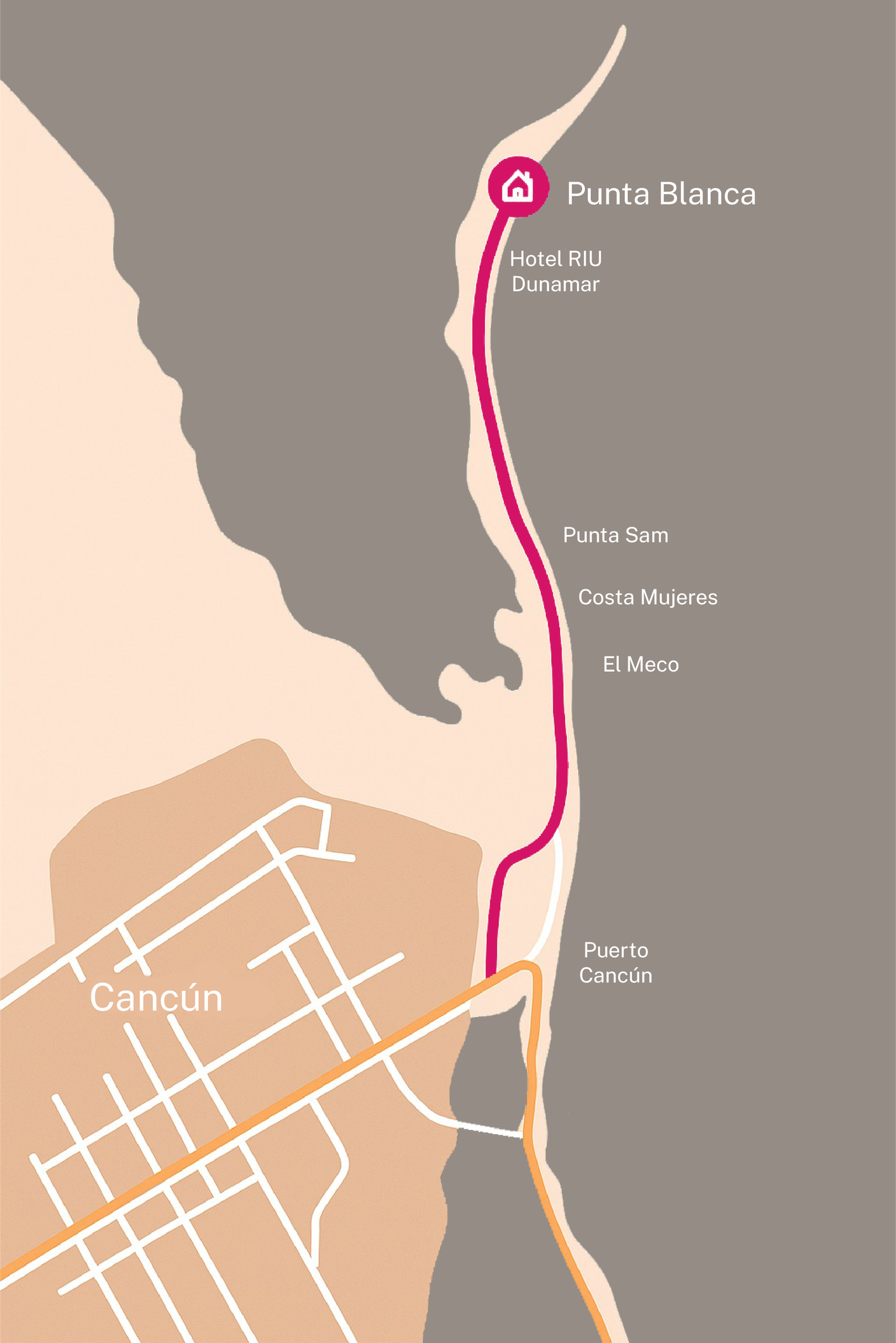 Punta Blanca location map